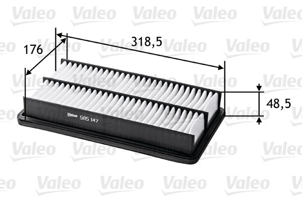 VALEO 585147 - Luftfilter