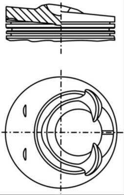 MAHLE 028 24 00 - Kolben