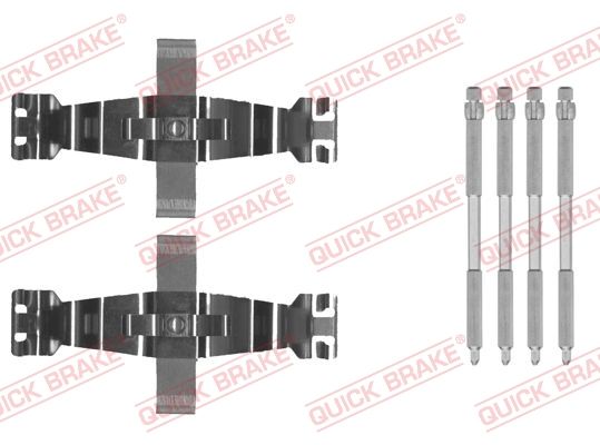 QUICK BRAKE 109-0022 - Zubehörsatz, Scheibenbremsbelag