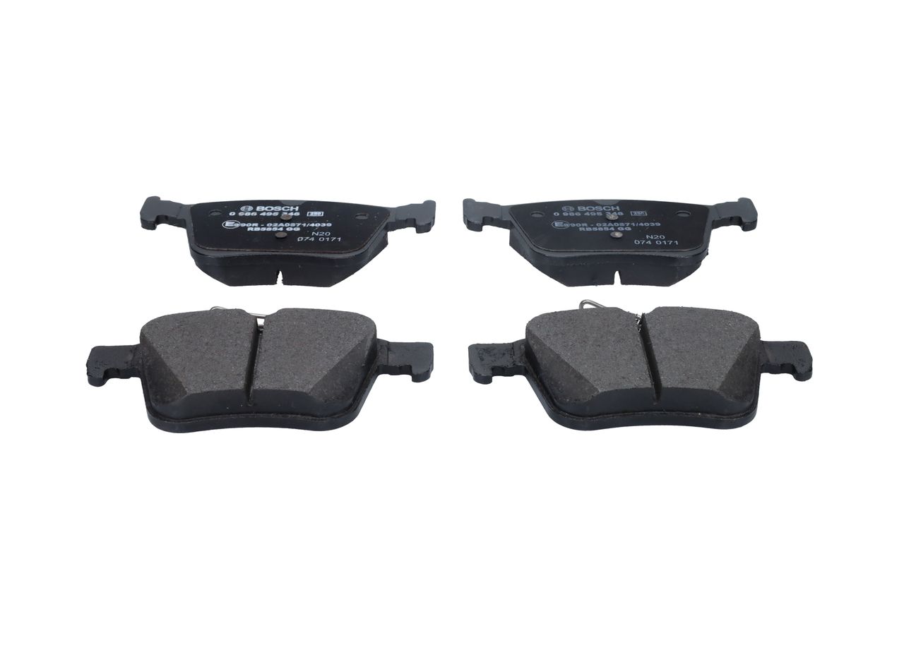 BOSCH 0 986 495 346 - Bremsbelagsatz, Scheibenbremse