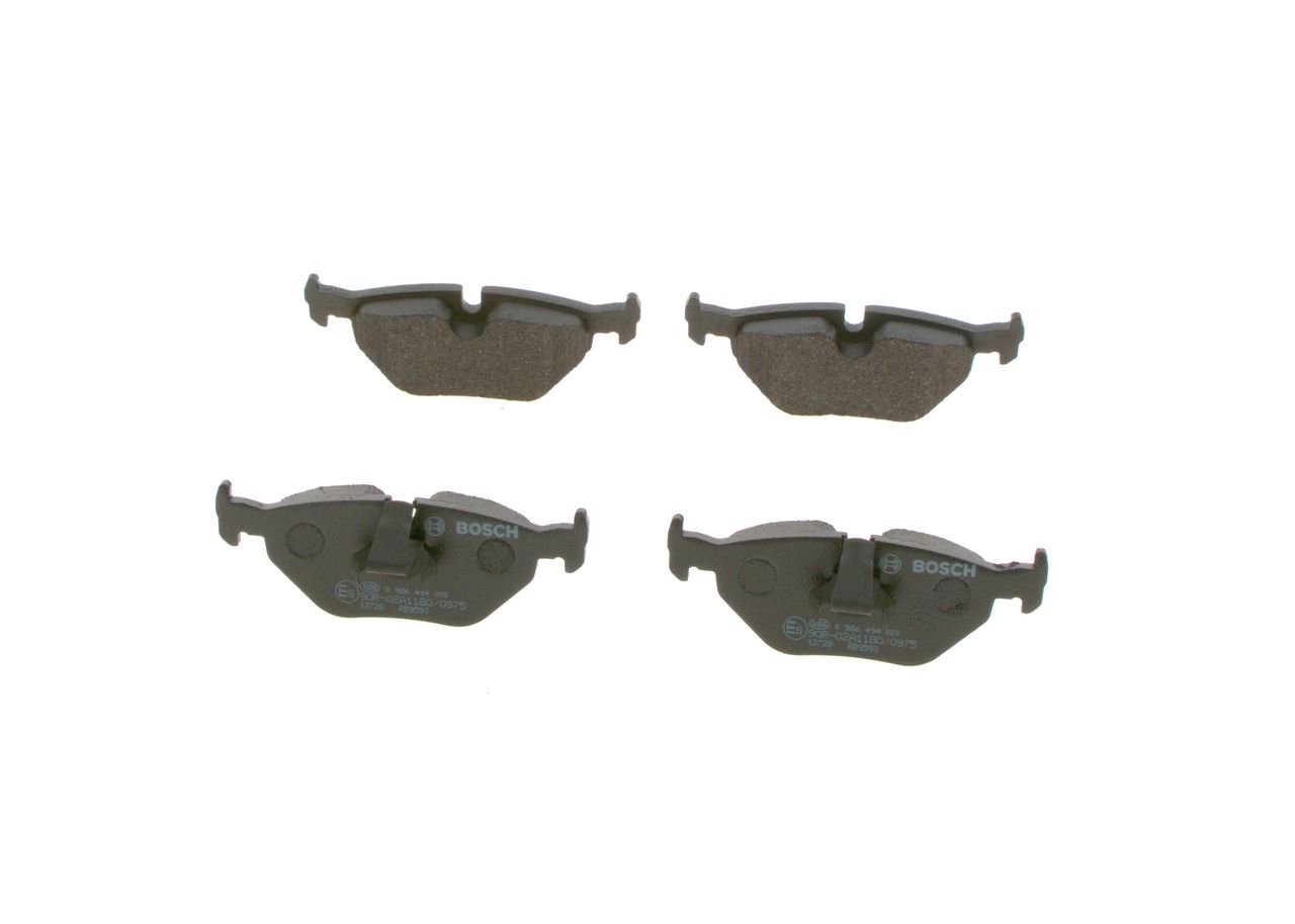 BOSCH 0 986 494 009 - Bremsbelagsatz, Scheibenbremse