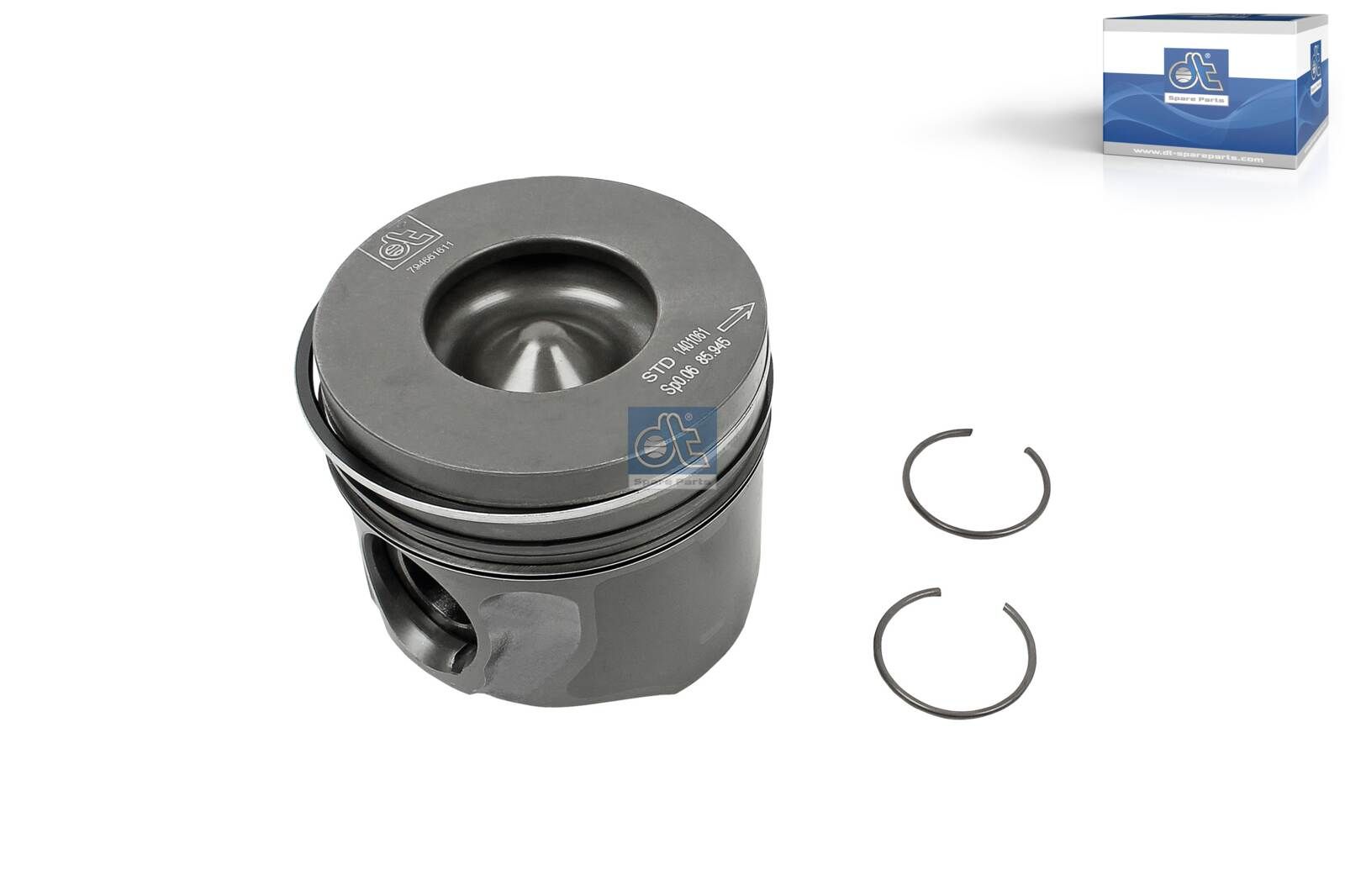 DT Spare Parts 13.47207 - Kolben