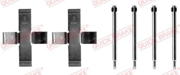 QUICK BRAKE 109-0925 - Zubehörsatz, Scheibenbremsbelag