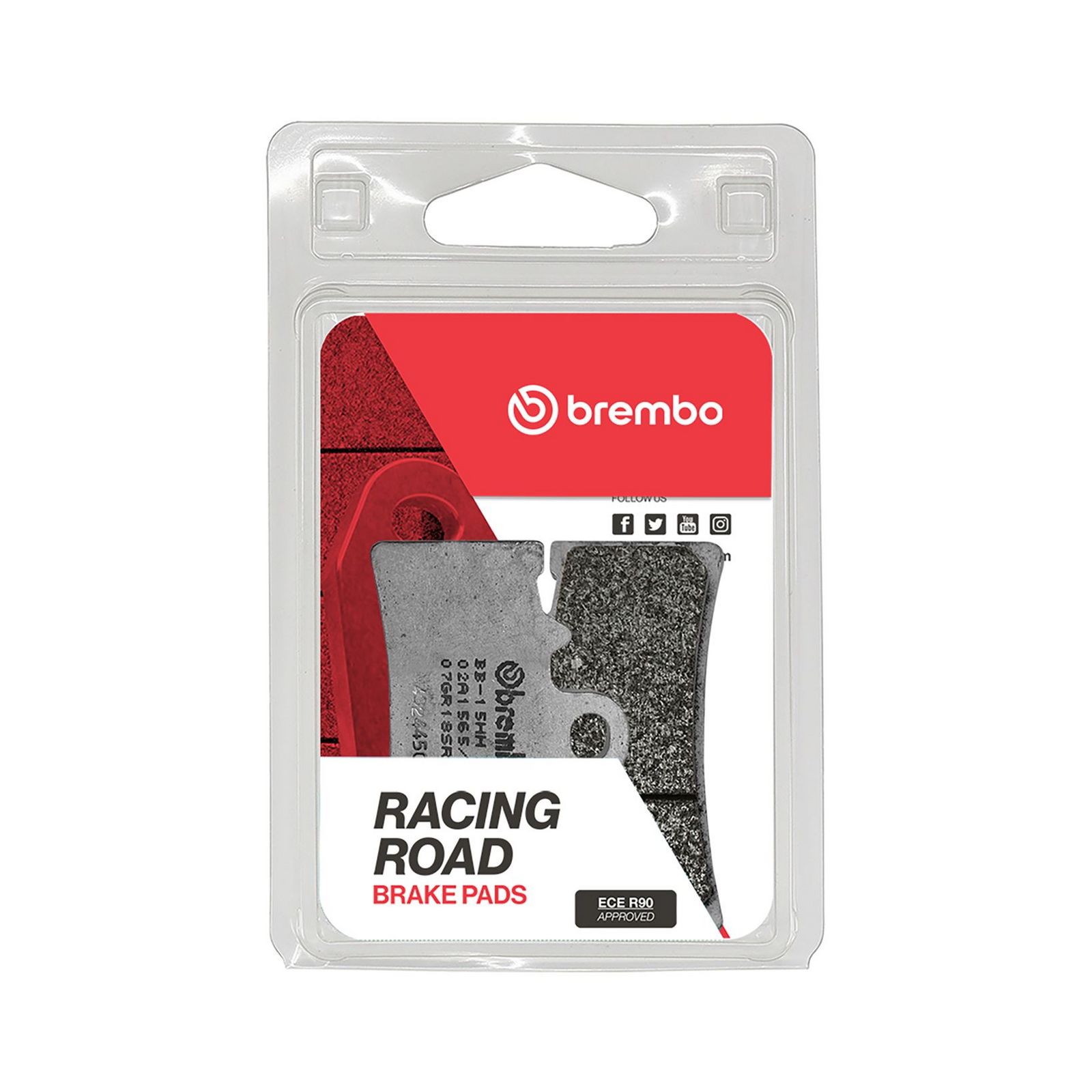 BREMBO 07GR18SR - Bremsbelagsatz, Scheibenbremse