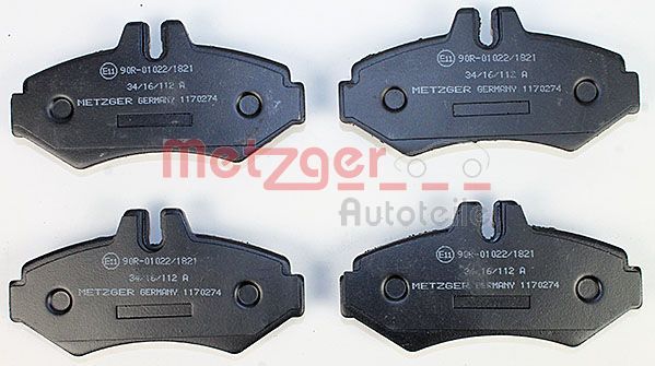 METZGER AUTOTEILE 1170274 - Bremsbelagsatz, Scheibenbremse