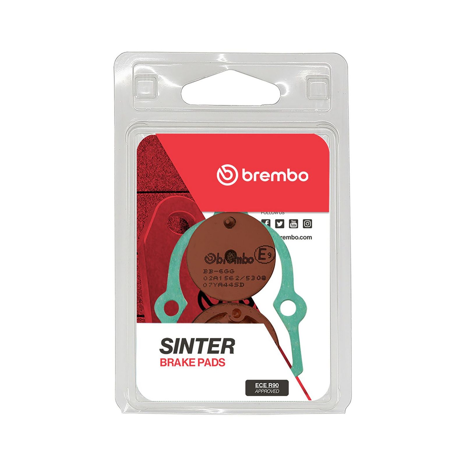 BREMBO 07YA44SD - Bremsbelagsatz, Scheibenbremse