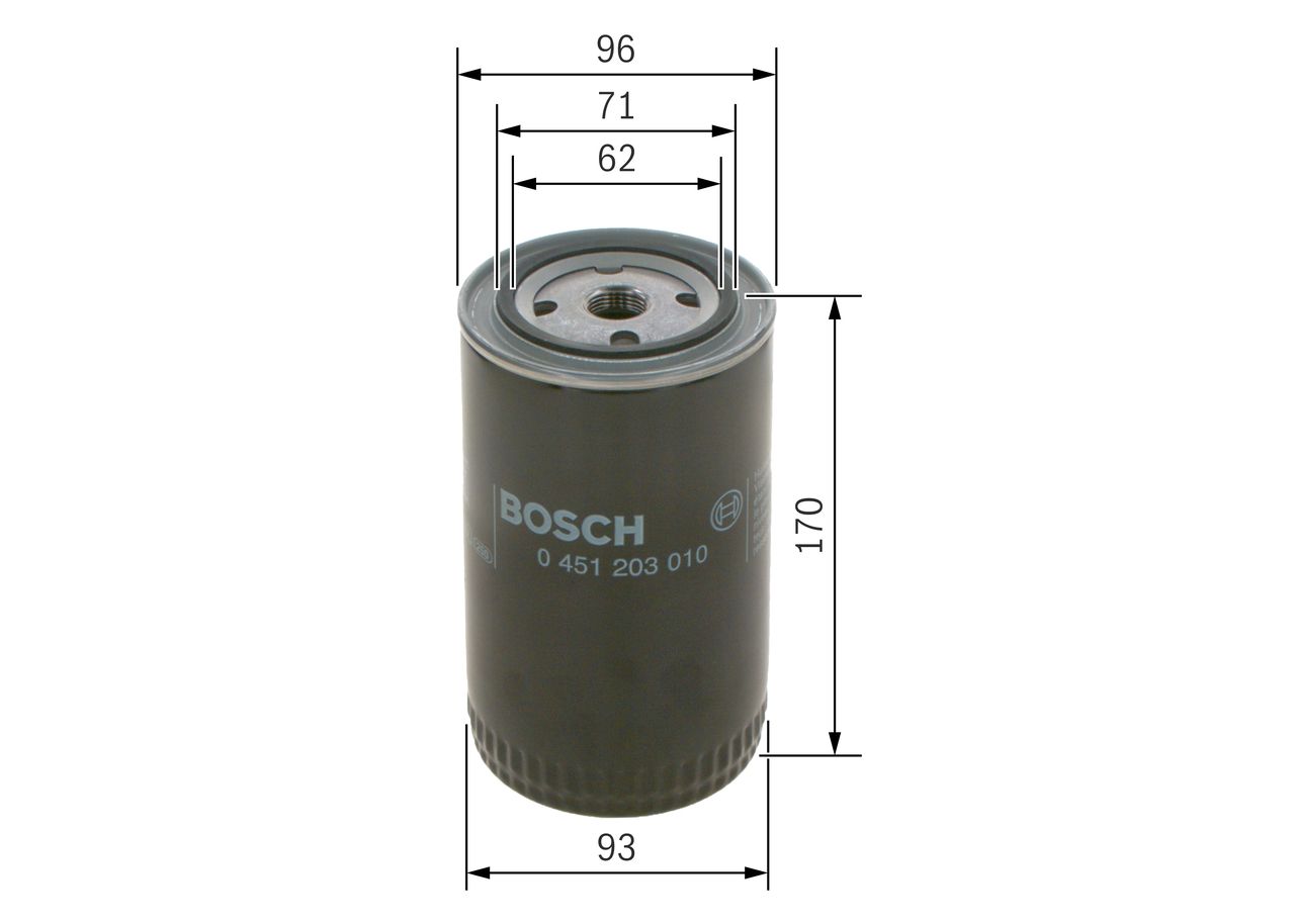 BOSCH 0 451 203 010 - Ölfilter