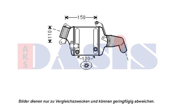 AKS DASIS 057007N - Ladeluftkühler