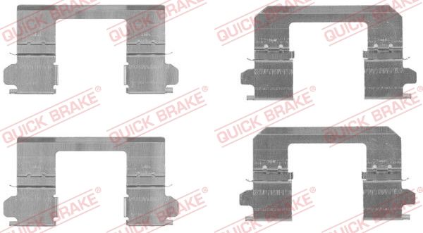 QUICK BRAKE 109-1736 - Zubehörsatz, Scheibenbremsbelag