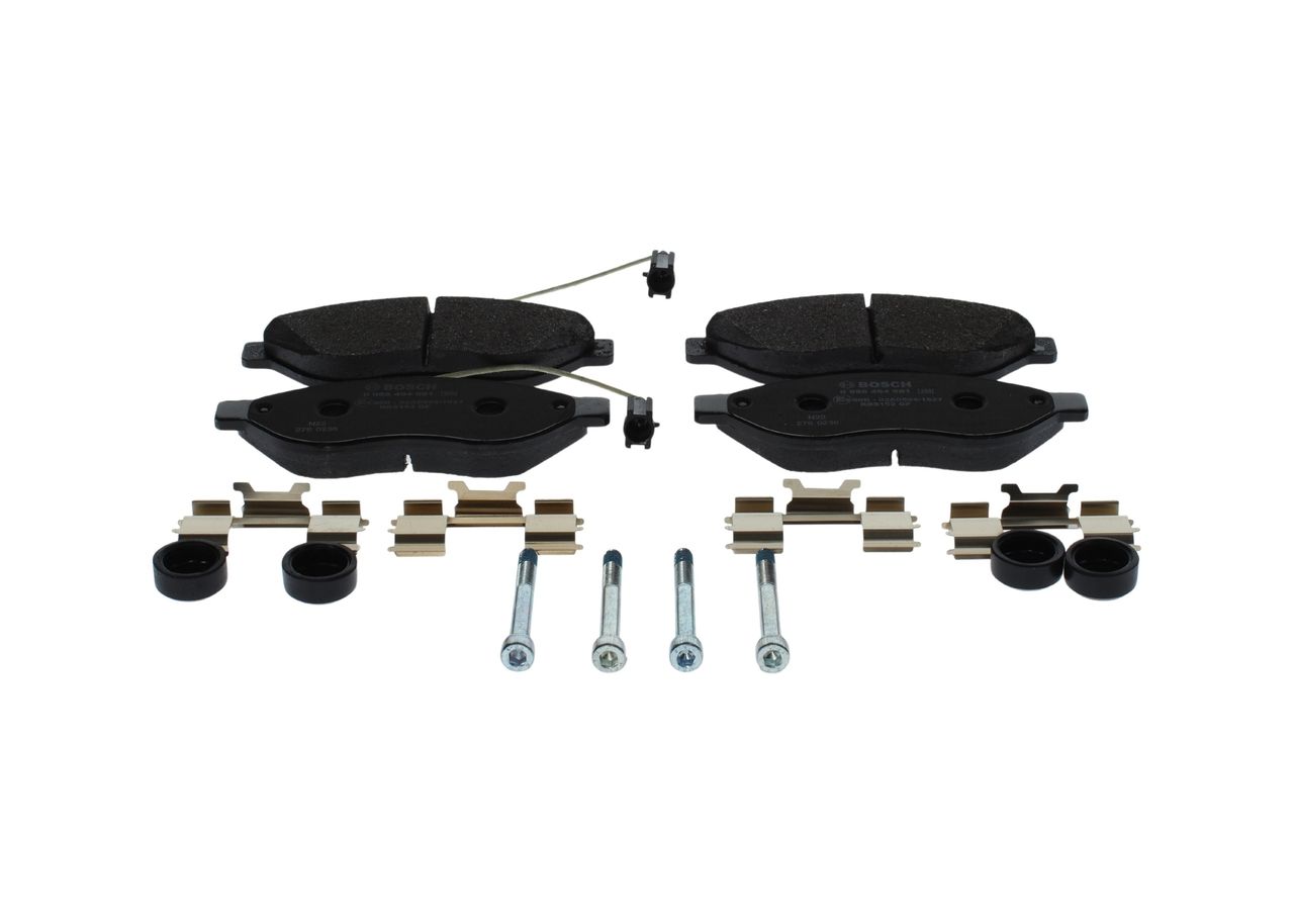 BOSCH 0 986 494 581 - Bremsbelagsatz, Scheibenbremse