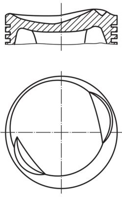 MAHLE 081 15 00 - Kolben