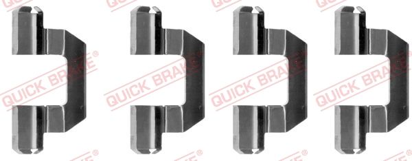 QUICK BRAKE 109-1077 - Zubehörsatz, Scheibenbremsbelag