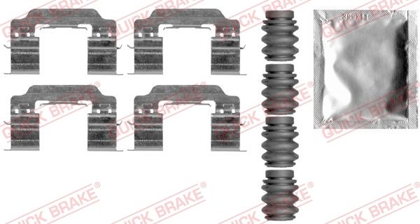 QUICK BRAKE 109-0007 - Zubehörsatz, Scheibenbremsbelag