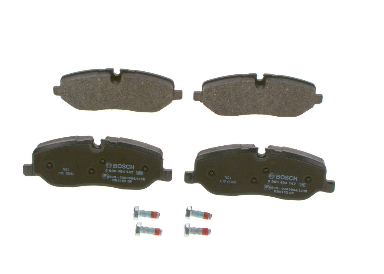 BOSCH 0 986 494 147 - Bremsbelagsatz, Scheibenbremse