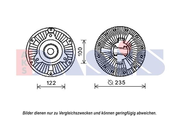 AKS DASIS 138067N - Kupplung, Kühlerlüfter