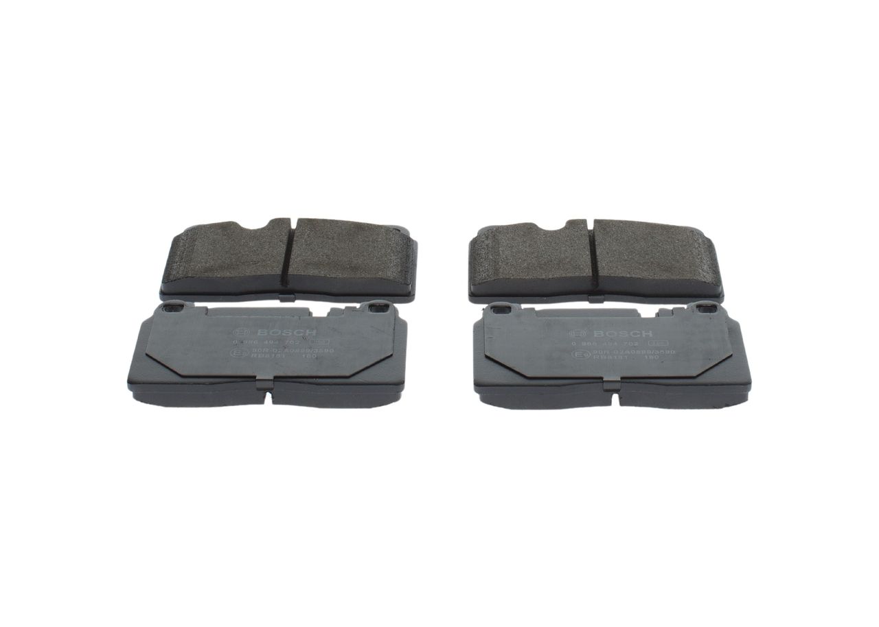 BOSCH 0 986 494 702 - Bremsbelagsatz, Scheibenbremse