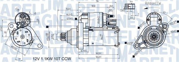 MAGNETI MARELLI 063721470010 - Starter