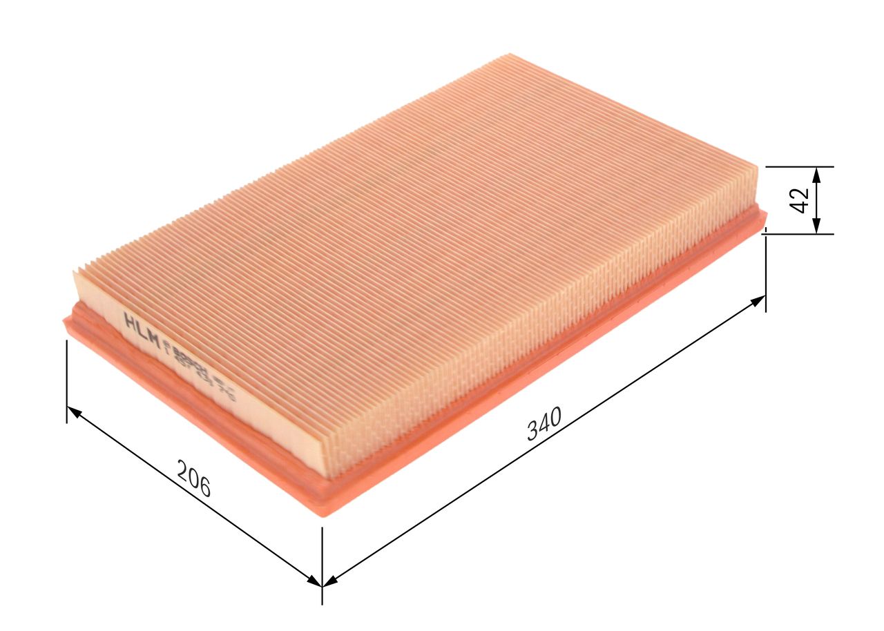 BOSCH 1 457 433 740 - Luftfilter
