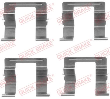 QUICK BRAKE 109-1605 - Zubehörsatz, Scheibenbremsbelag