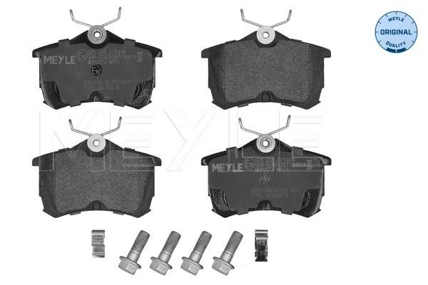 MEYLE 025 235 2714/W - Bremsbelagsatz, Scheibenbremse