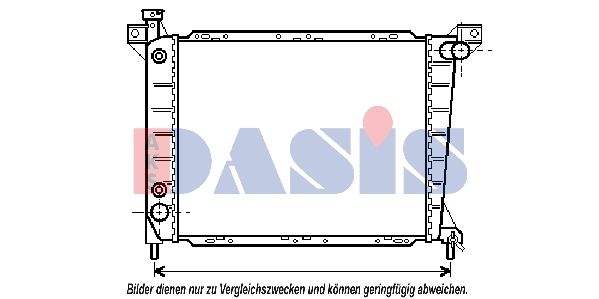 AKS DASIS 091260N - Kühler, Motorkühlung