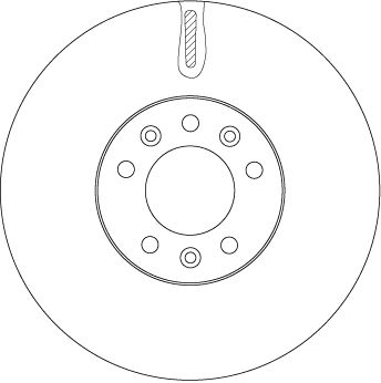 TRW DF4849S - Bremsscheibe