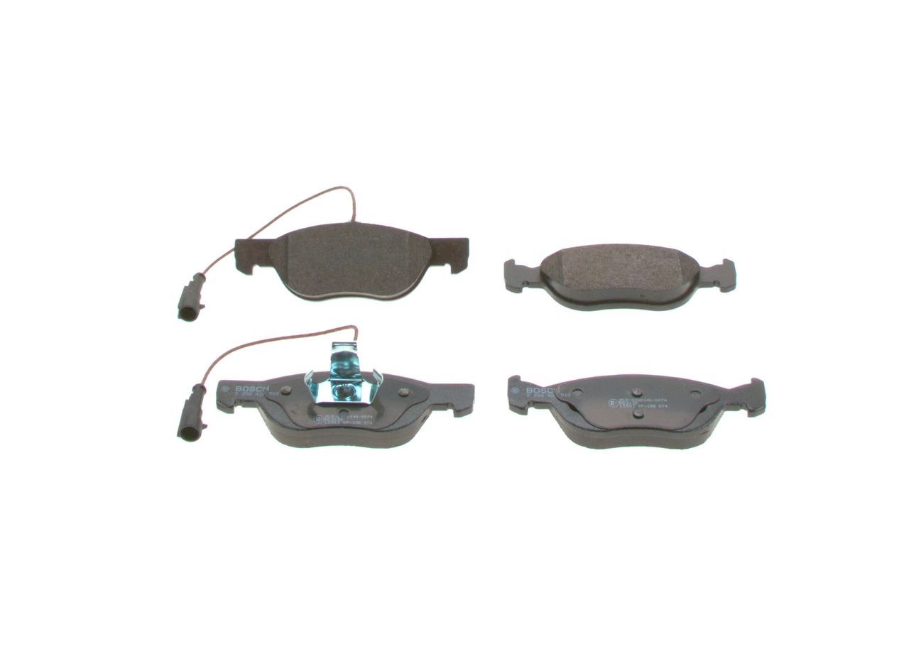 BOSCH 0 986 424 510 - Bremsbelagsatz, Scheibenbremse