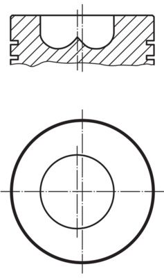 MAHLE 008 26 00 - Kolben