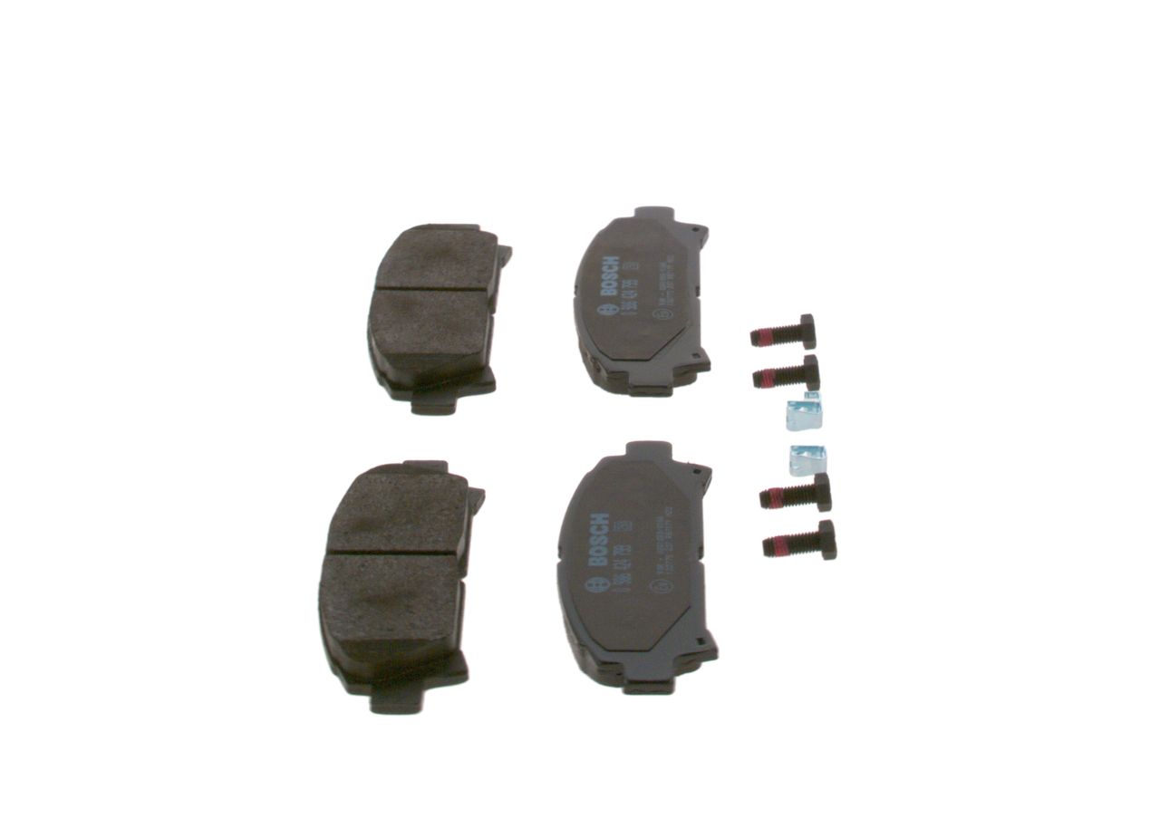 BOSCH 0 986 424 799 - Bremsbelagsatz, Scheibenbremse