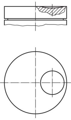 MAHLE 014 57 01 - Kolben