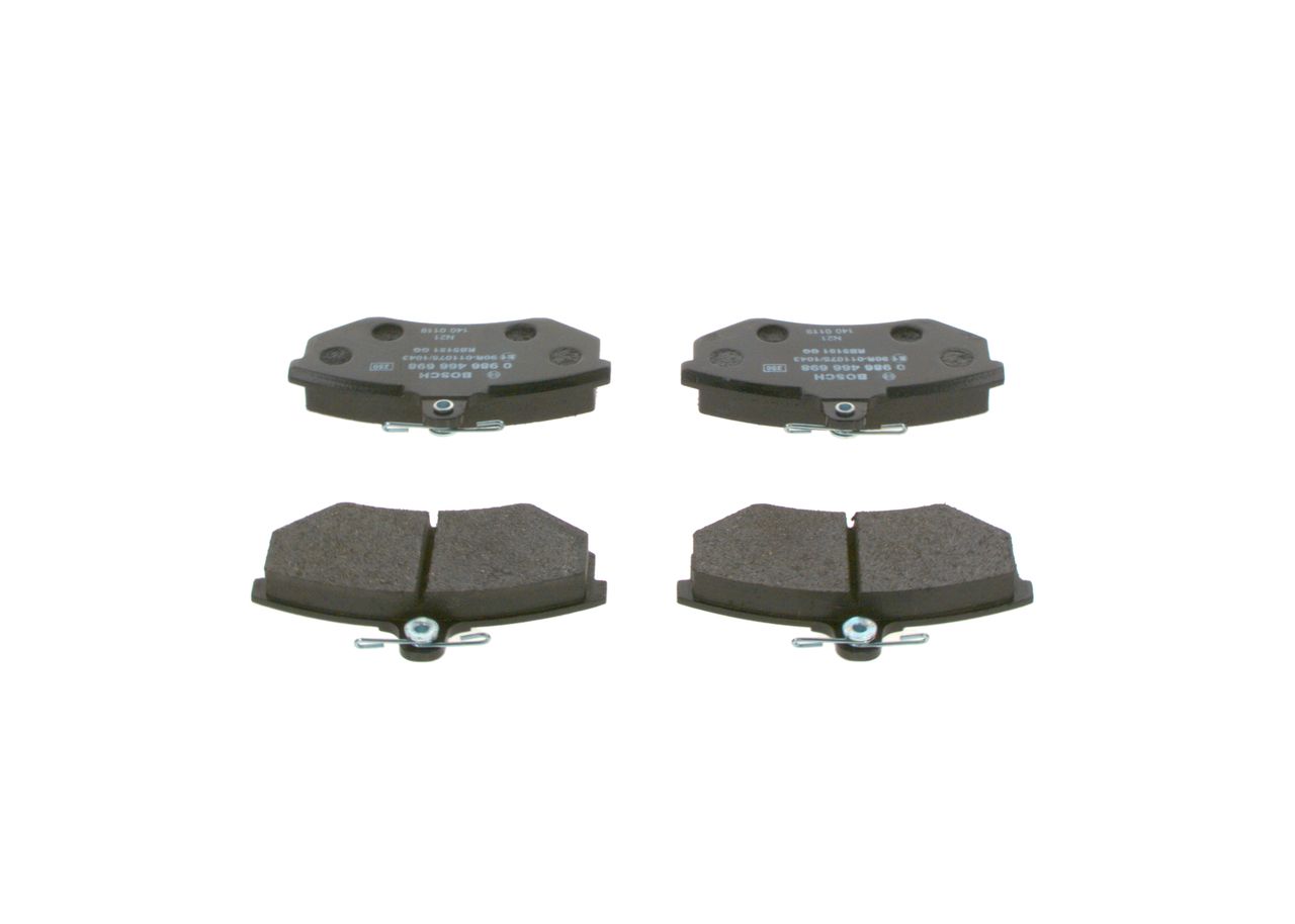 BOSCH 0 986 466 698 - Bremsbelagsatz, Scheibenbremse