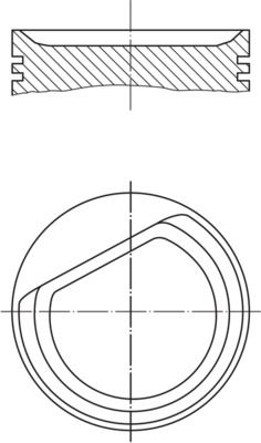MAHLE 001 26 01 - Kolben