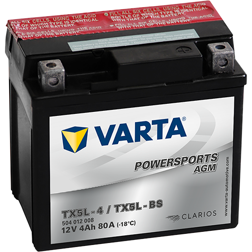 VARTA 504012008I314 - Starterbatterie