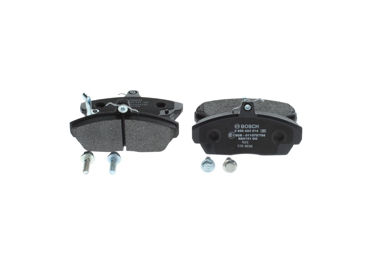 BOSCH 0 986 424 214 - Bremsbelagsatz, Scheibenbremse