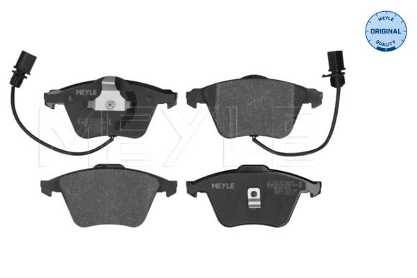 MEYLE 025 237 6220/W - Bremsbelagsatz, Scheibenbremse