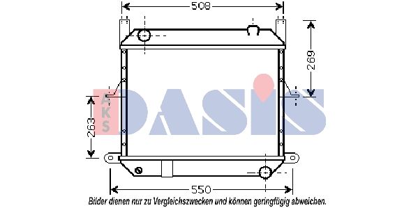 AKS DASIS 070072N - Kühler, Motorkühlung