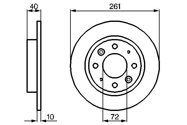 BOSCH 0 986 479 018 - Bremsscheibe