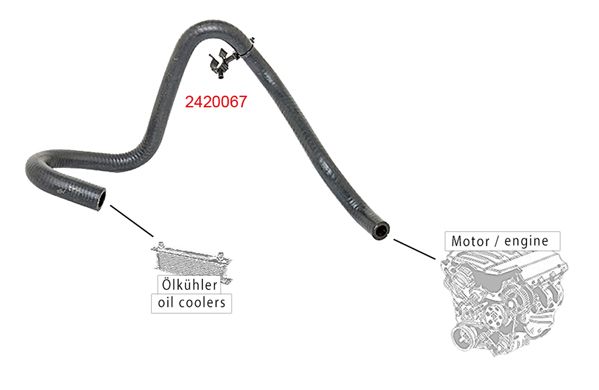 METZGER AUTOTEILE 2420067 - Kühlerschlauch