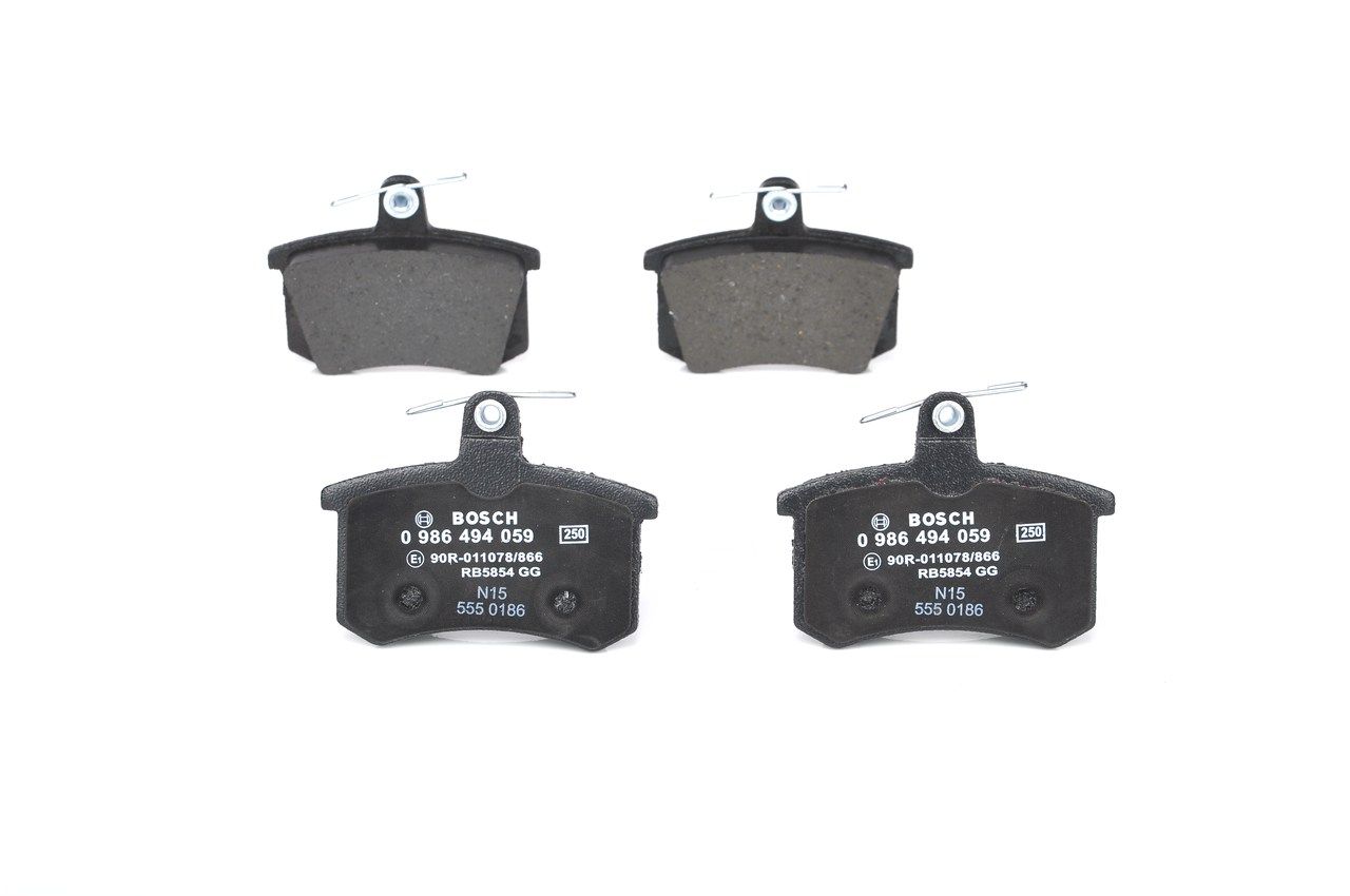 BOSCH 0 986 494 059 - Bremsbelagsatz, Scheibenbremse