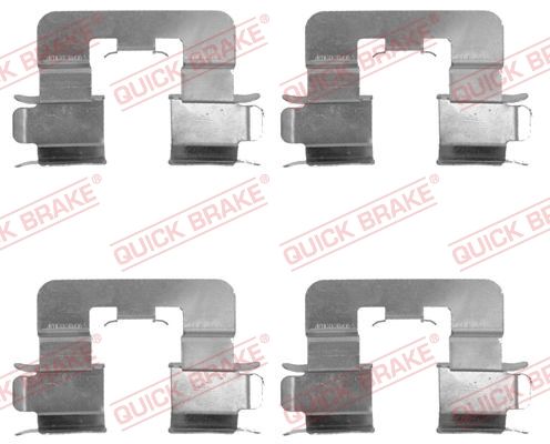 QUICK BRAKE 109-1741 - Zubehörsatz, Scheibenbremsbelag
