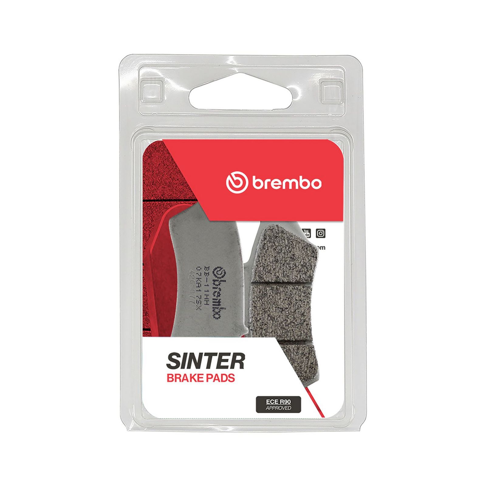 BREMBO 07KA17SX - Bremsbelagsatz, Scheibenbremse