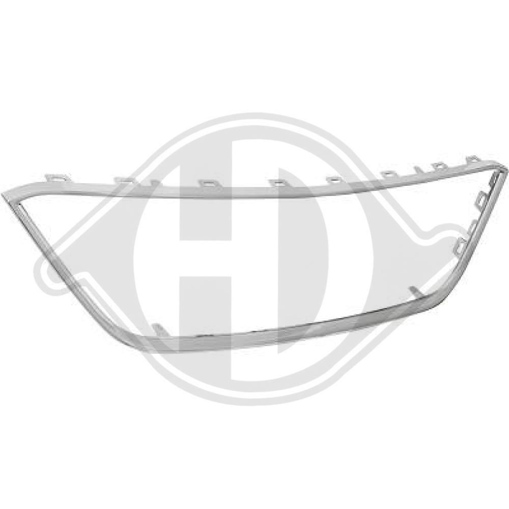 DIEDERICHS 7427141 - Rahmen, Kühlergitter