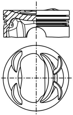 MAHLE 028 PI 00131 000 - Kolben