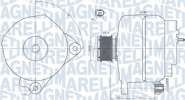 MAGNETI MARELLI 063731763010 - Generator