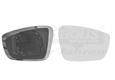 VAN WEZEL 5701832 - Spiegelglas, Außenspiegel