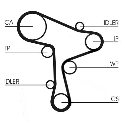 CONTINENTAL CTAM CT1168WP6 - Wasserpumpe + Zahnriemensatz