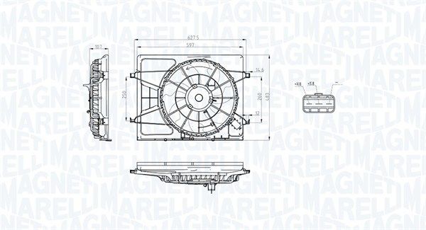 MAGNETI MARELLI 069422793010 - Lüfter, Motorkühlung