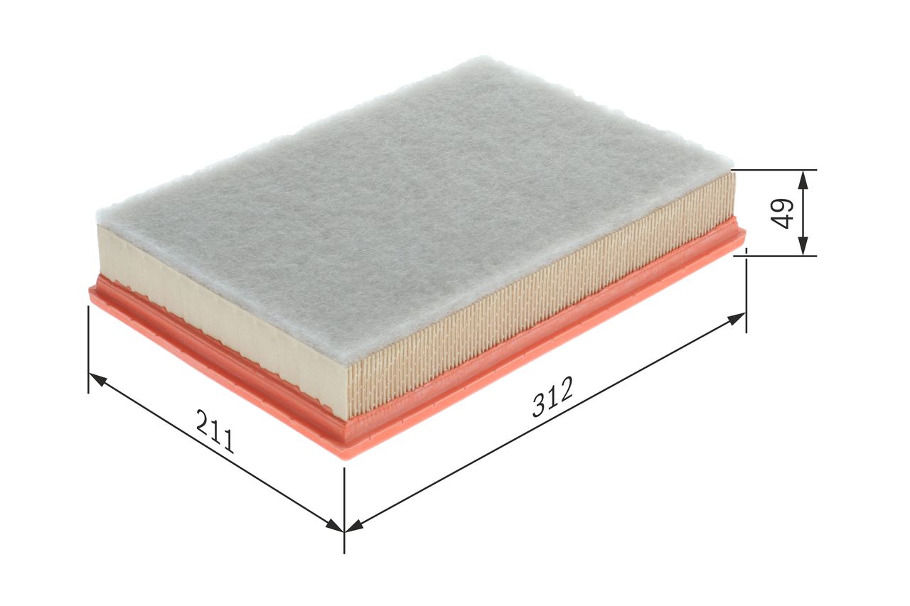 BOSCH 1 457 433 742 - Luftfilter