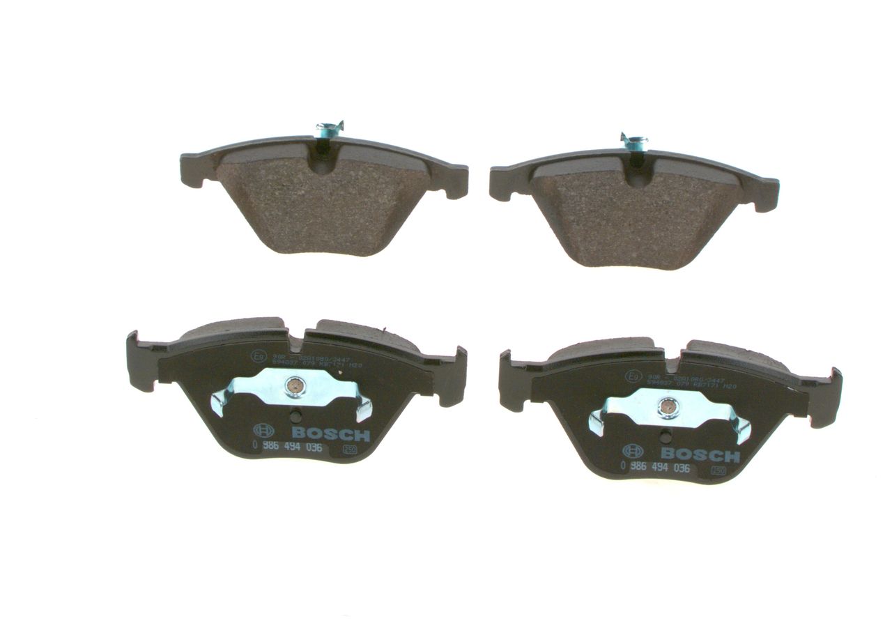 BOSCH 0 986 494 036 - Bremsbelagsatz, Scheibenbremse