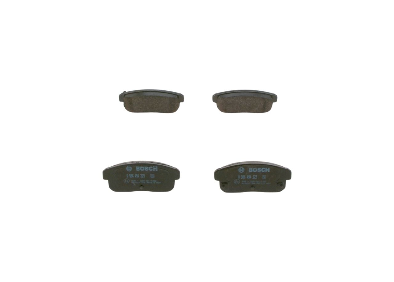 BOSCH 0 986 494 223 - Bremsbelagsatz, Scheibenbremse